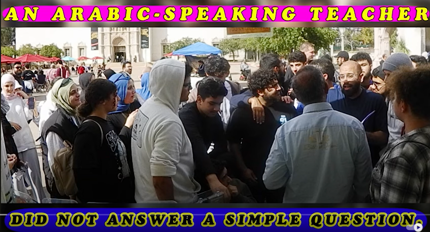 An Arabic speaking teacher did not answer a simple question/BALBOA PARK