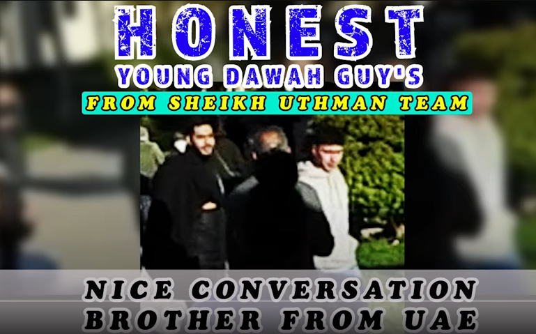 Honest young Dawah guy from Sheikh Uthman Team very nice conversation brother from UAE./BALBOA PARK