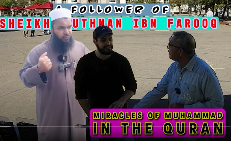 A follower of Sheikh Uthman Ibn Farooq.(Miracles of Muhammad and the Quran)/BALBOA PARK
